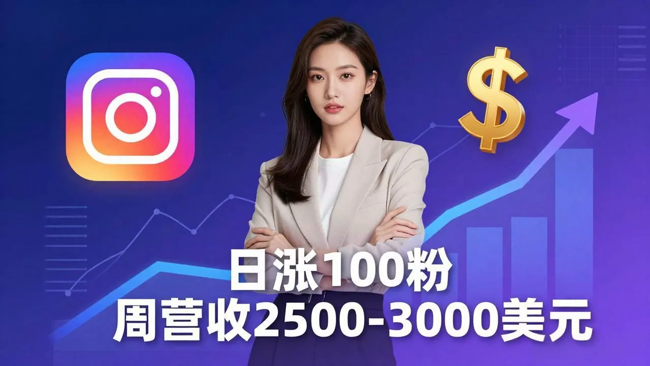 想做数字产品？Sheri亲授：日涨100粉、每周2500至3000美元的营收，Instagram躺着赚 - 轻创社