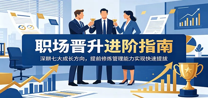 职场晋升进阶指南：深耕七大成长方向，提前修炼管理能力实现快速提拔 - 轻创社