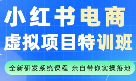 陆明明·小红书虚拟项目特训班(更新9月) - 轻创社