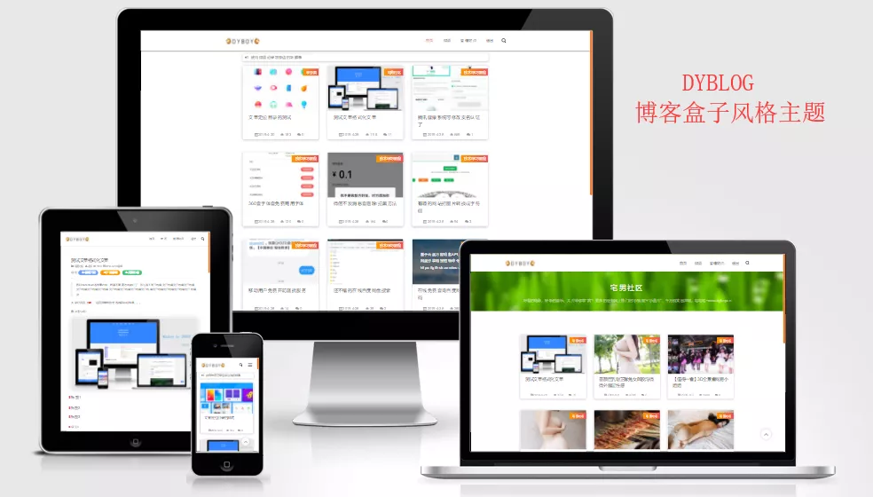 Emlog主题-DYBLOG 个人博客主题模版 - 轻创社