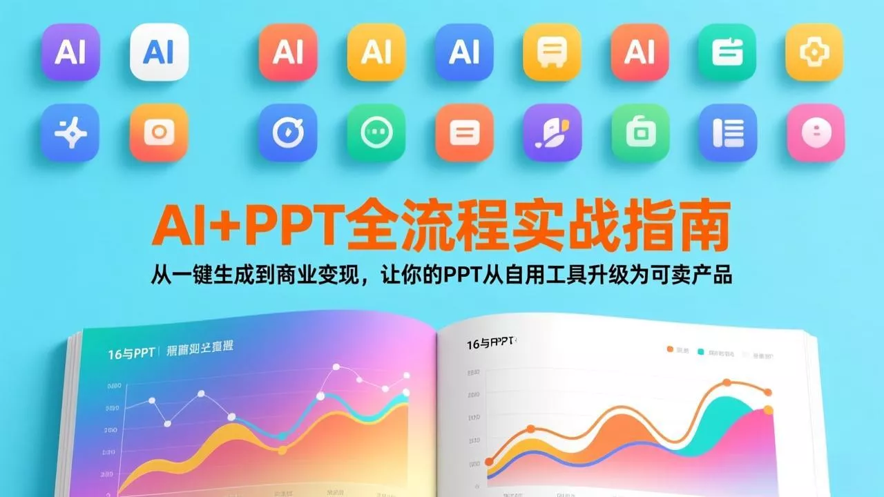 AI+PPT全流程实战指南：从一键生成到商业变现，让你的PPT从自用工具升级为可卖产品 - 轻创社