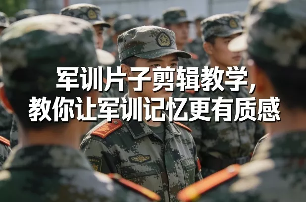 军训片子剪辑教学，教你让军训记忆更有质感 - 轻创社