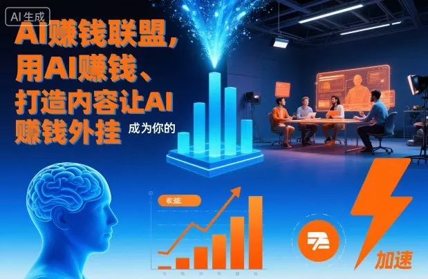 AI賺钱联盟，用AI賺钱、打造内容让AI成为你的賺钱外挂 - 轻创社