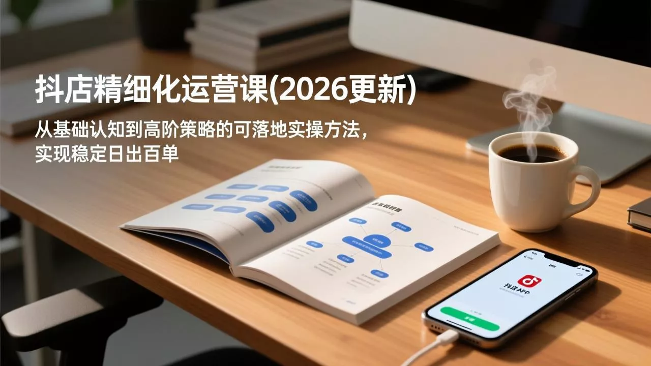 抖店精细化运营课(2026更新 - 轻创社