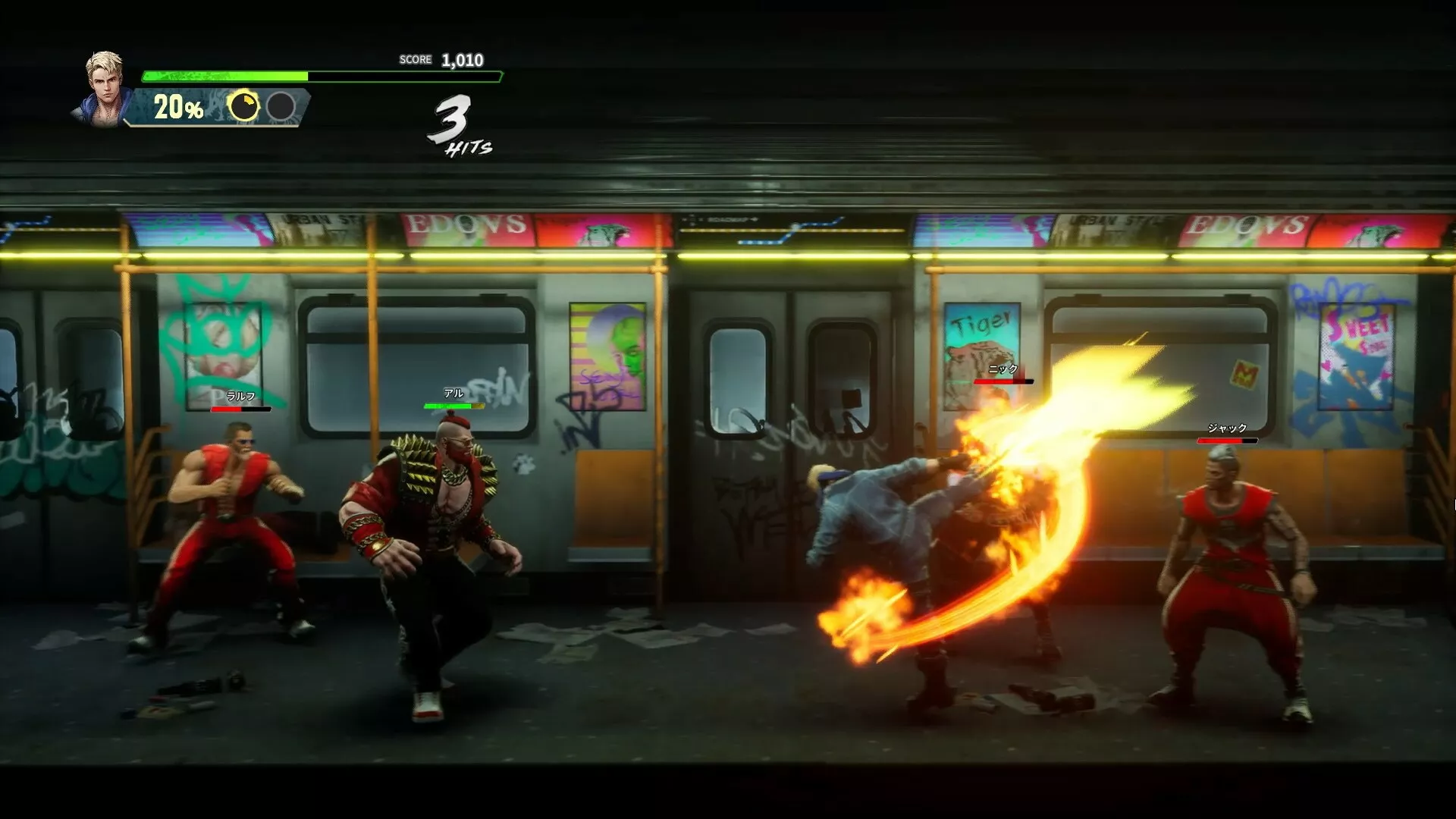 《双截龙 再临 Double Dragon Revive》Switch美版中文NSZ下载 – 含N1.30补丁