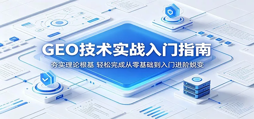 GEO技术实战入门指南：夯实理论根基，轻松完成从零基础到入门进阶蜕变 - 轻创社