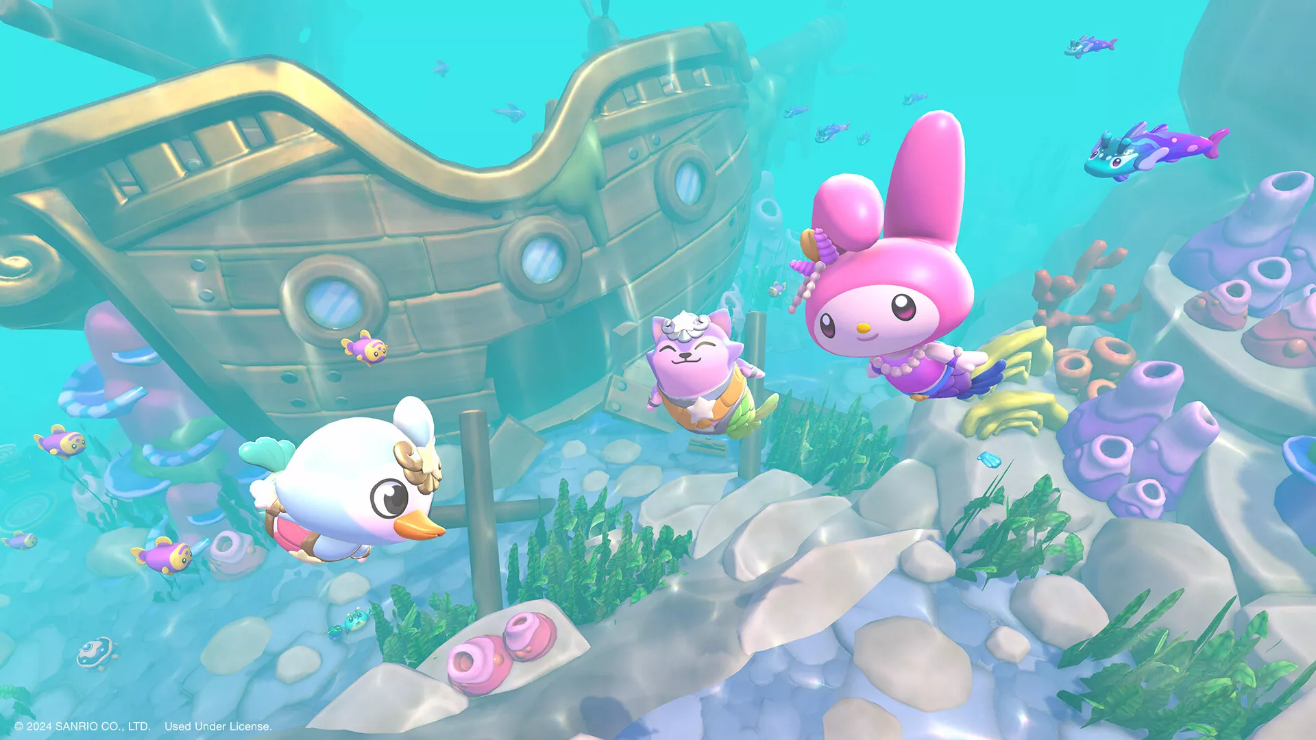 switch游戏《凯蒂猫岛屿冒险 Hello Kitty Island》美版中文+2.9.1补丁+2DLC+金手指 - 轻创社