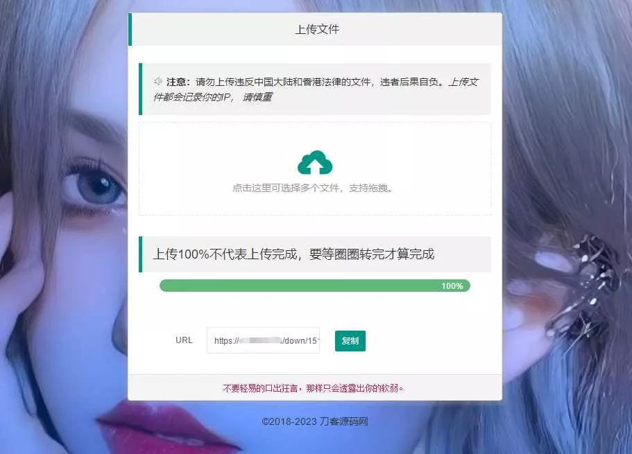 2023最新临时文件上传存储分享系统 临时文件网盘系统源码 - 轻创社