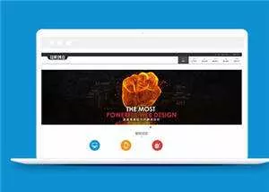 简洁公司网站建设源码模板下载 - 轻创社