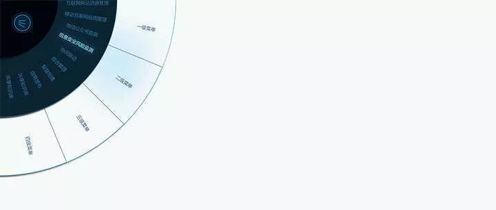 js网页左上角扇形导航菜单特效 - 轻创社