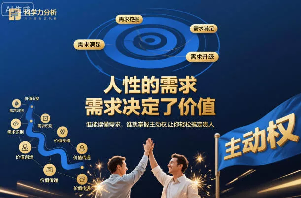 人性的需求，需求决定了价值，谁能读懂需求，谁就掌握主动权，让你轻松搞定贵人【文档】 - 轻创社