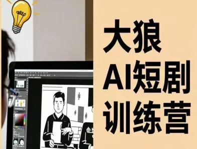 大狼AI短剧训练营-短剧课程(更新中) - 轻创社