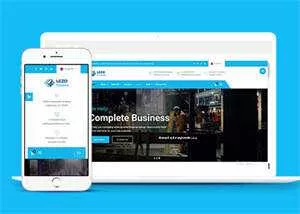 金融投资类Bootstrap模板下载 - 轻创社