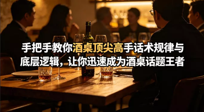 付费文章：手把手教你酒桌顶尖高手话术规律与底层逻辑，让你迅速成为酒桌话题王者(二十年全网独家经验分享) - 轻创社