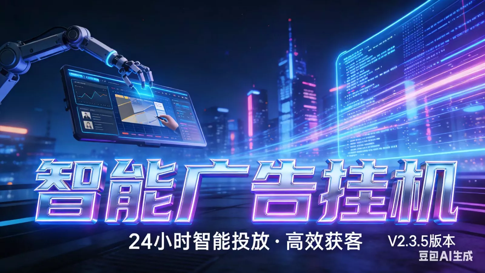 AI 广告云挂机 · 全域流量变现平台 - 轻创社
