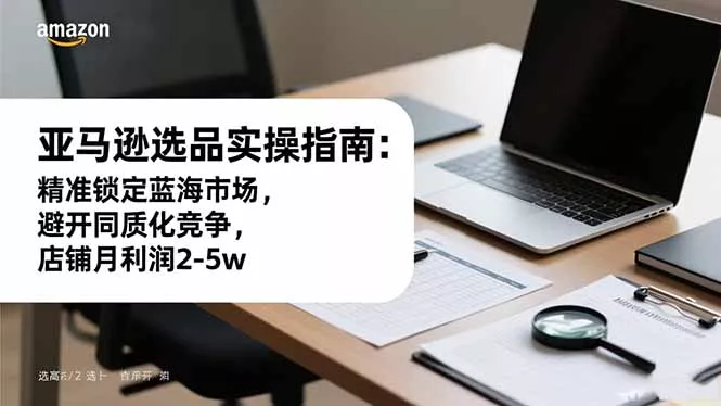亚马逊选品实操指南：精准锁定蓝海市场，避开同质化竞争，店铺月利润2-5w - 轻创社