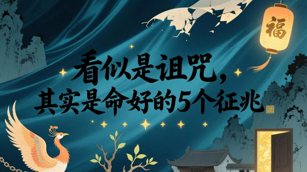 付费文章：看似是诅咒，其实是命好的5个征兆 - 轻创社