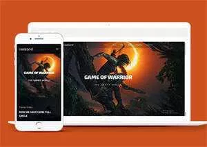 游戏制作公司官网网站模板下载 - 轻创社