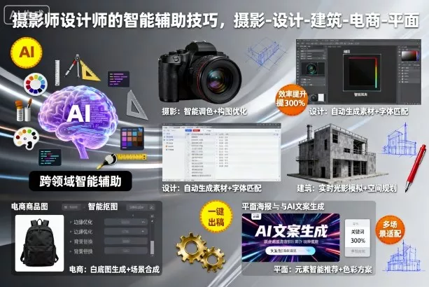 摄影师设计师的智能辅助技巧，摄影-设计-建筑-电商-平面 - 轻创社
