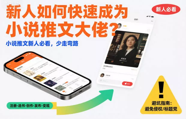 新人如何快速成为小说推文大佬？小说推文新人必看，少走弯路 - 轻创社